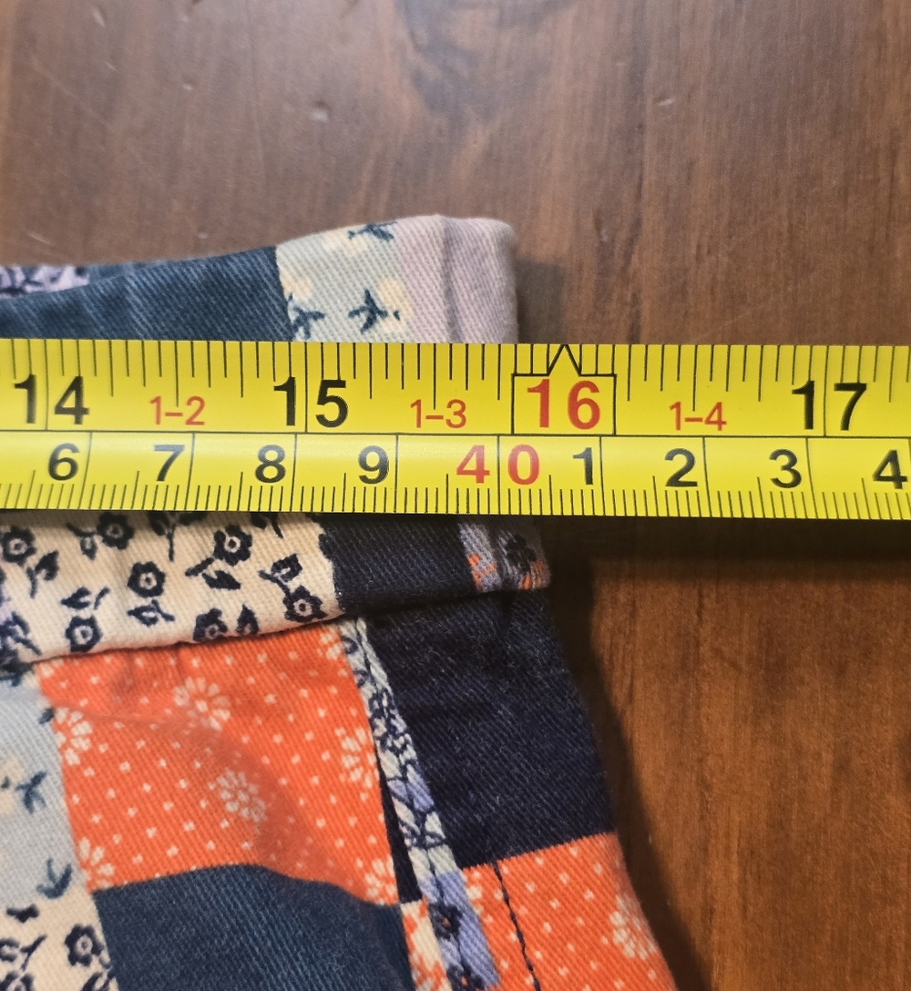 Land's End Women's Size 8 Patchwork Patterned Pan… - image 10